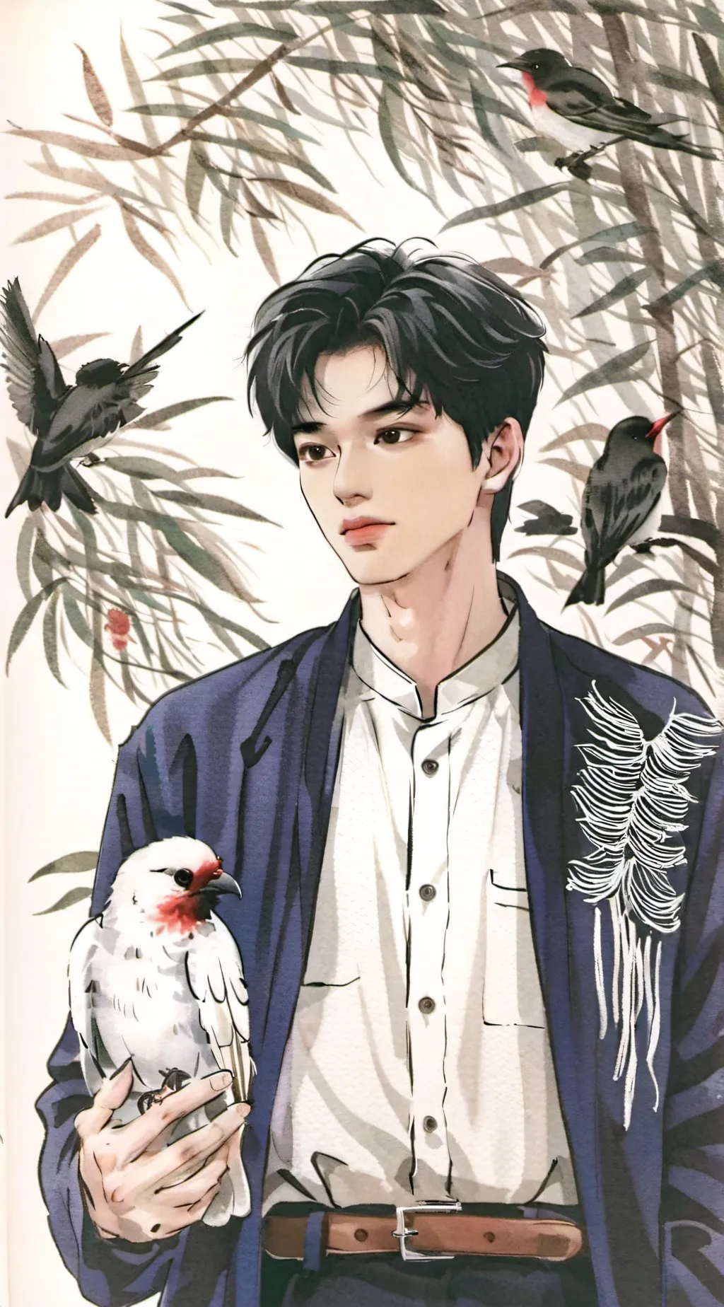 ai character: Ryo background