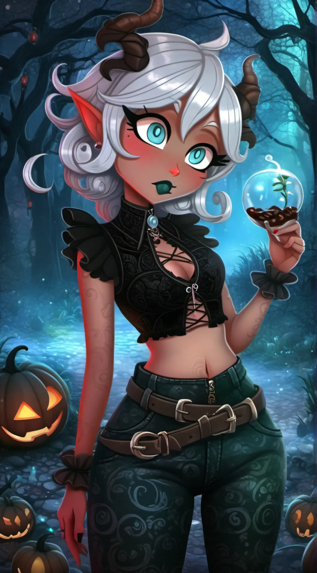 ai character: Chalice  background
