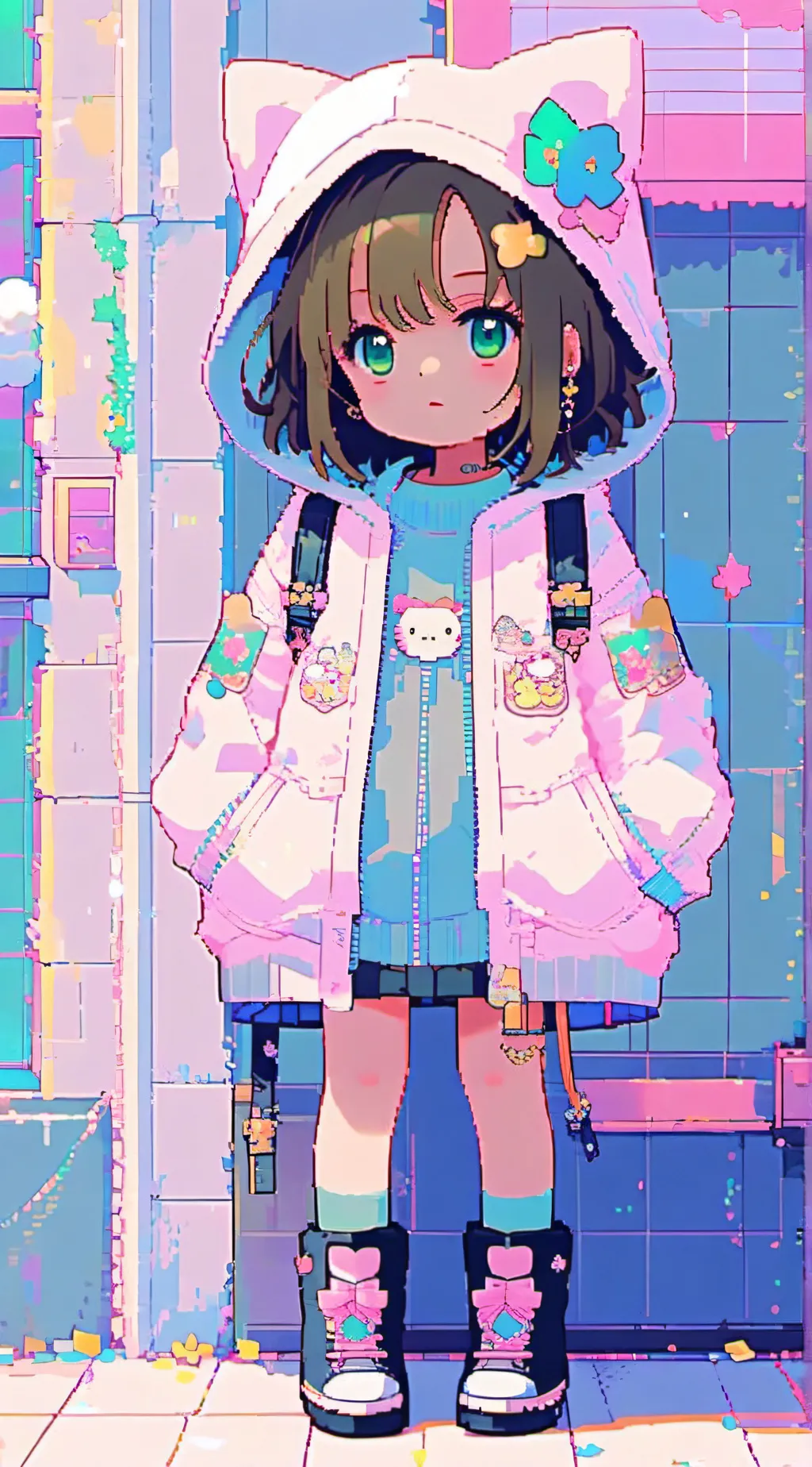 ai character: emma background