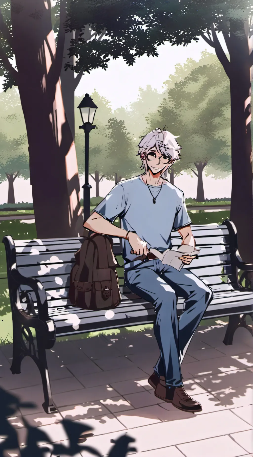 ai character: Lucas background