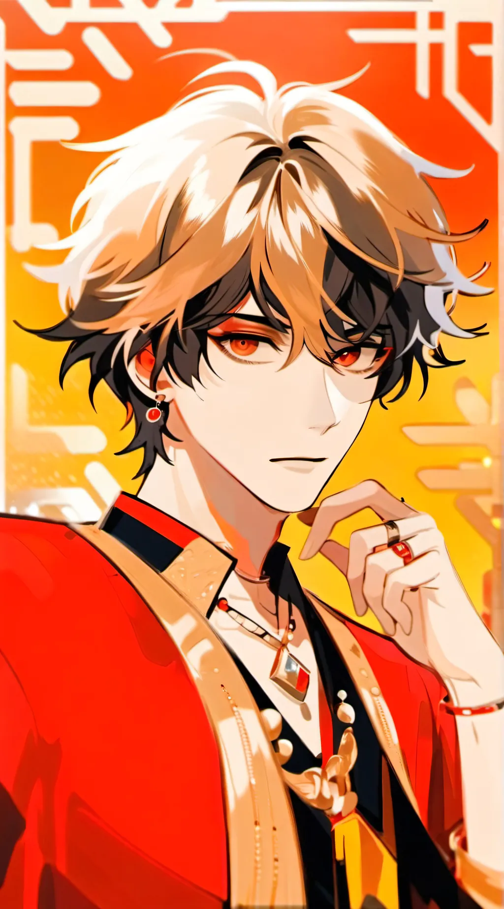 ai character: Senjuro from KNY background