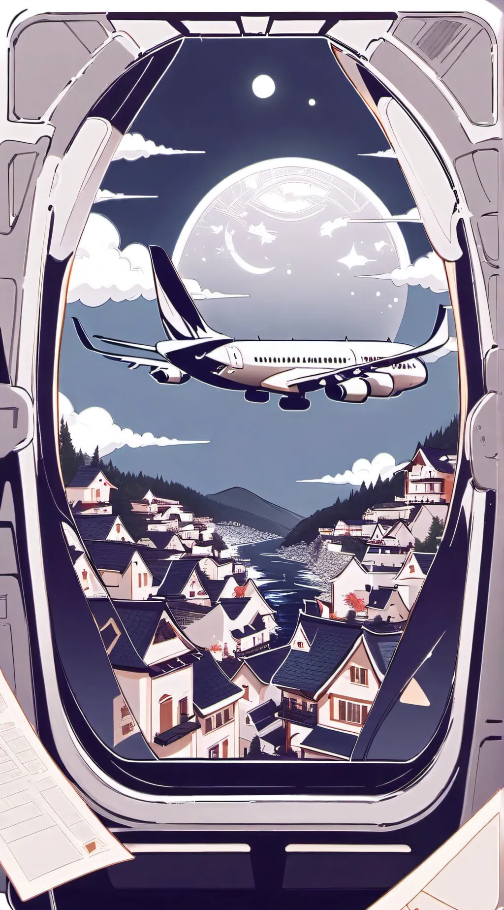 ai character: fpe plane ride background