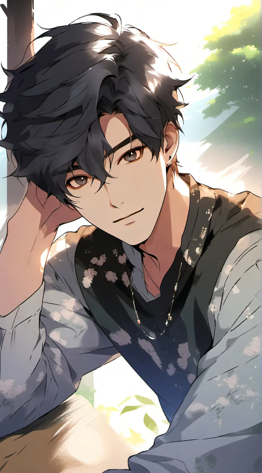ai character: Ash background
