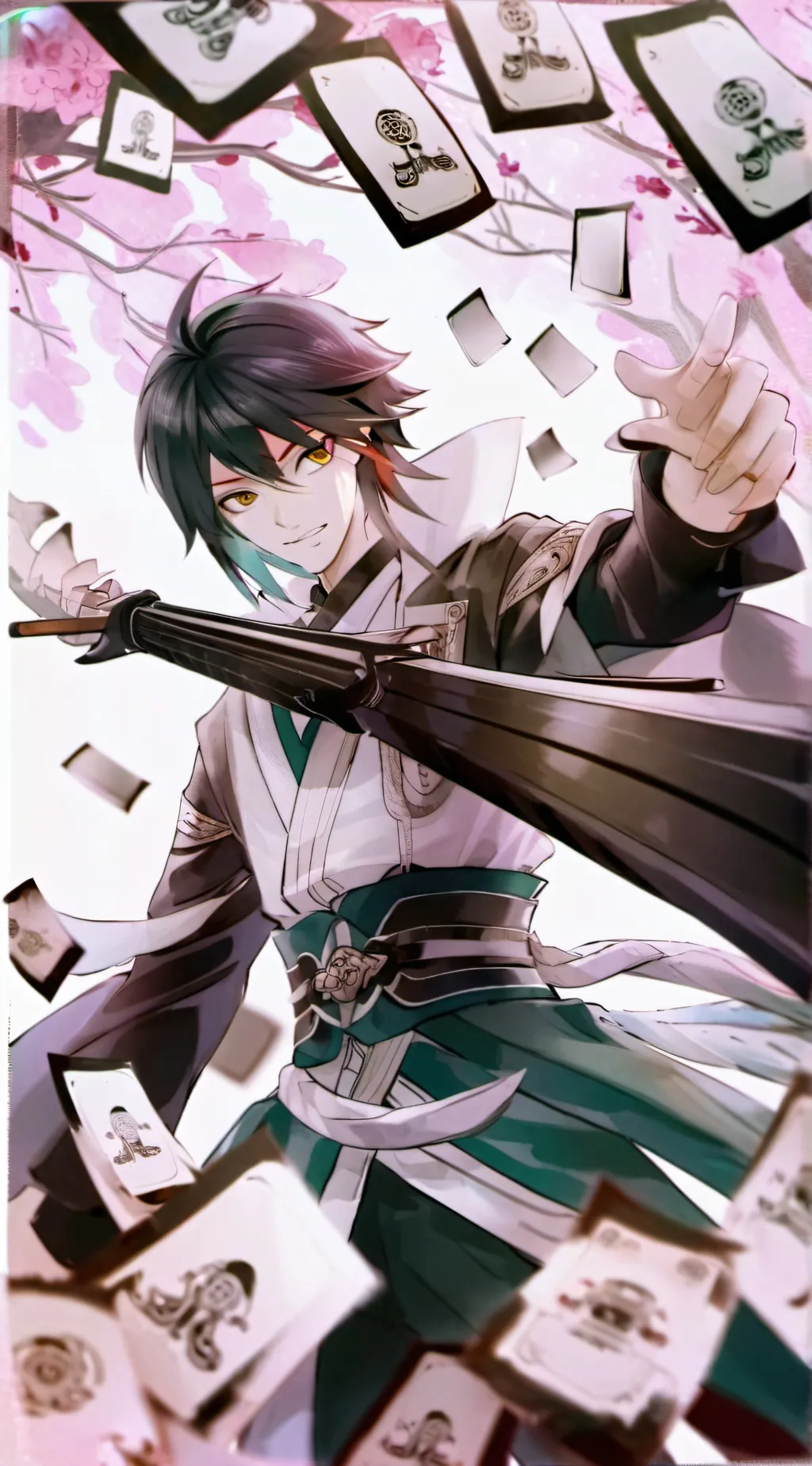 ai character: Iguro Obanai background