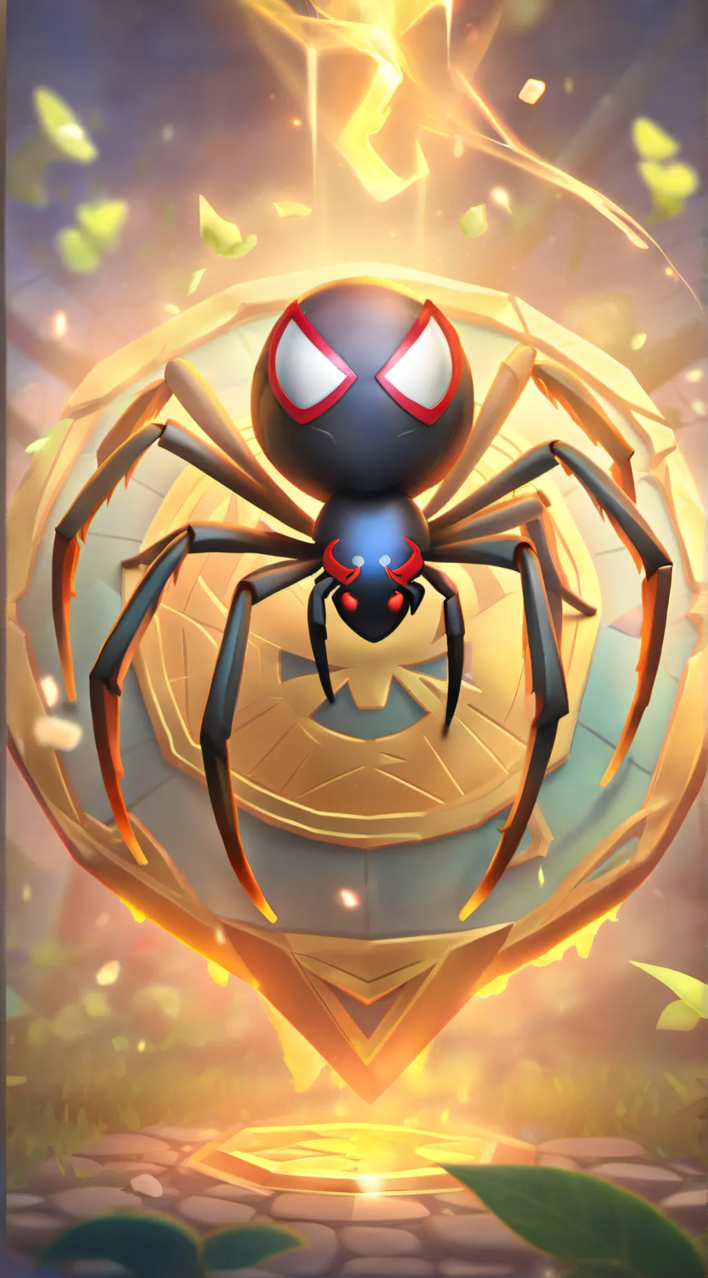 ai character: Spider Chip background
