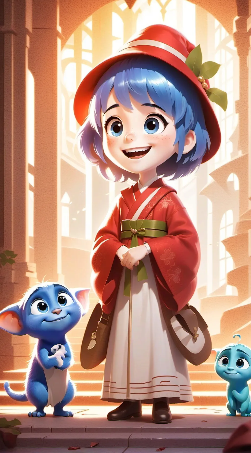 ai character: Joy background