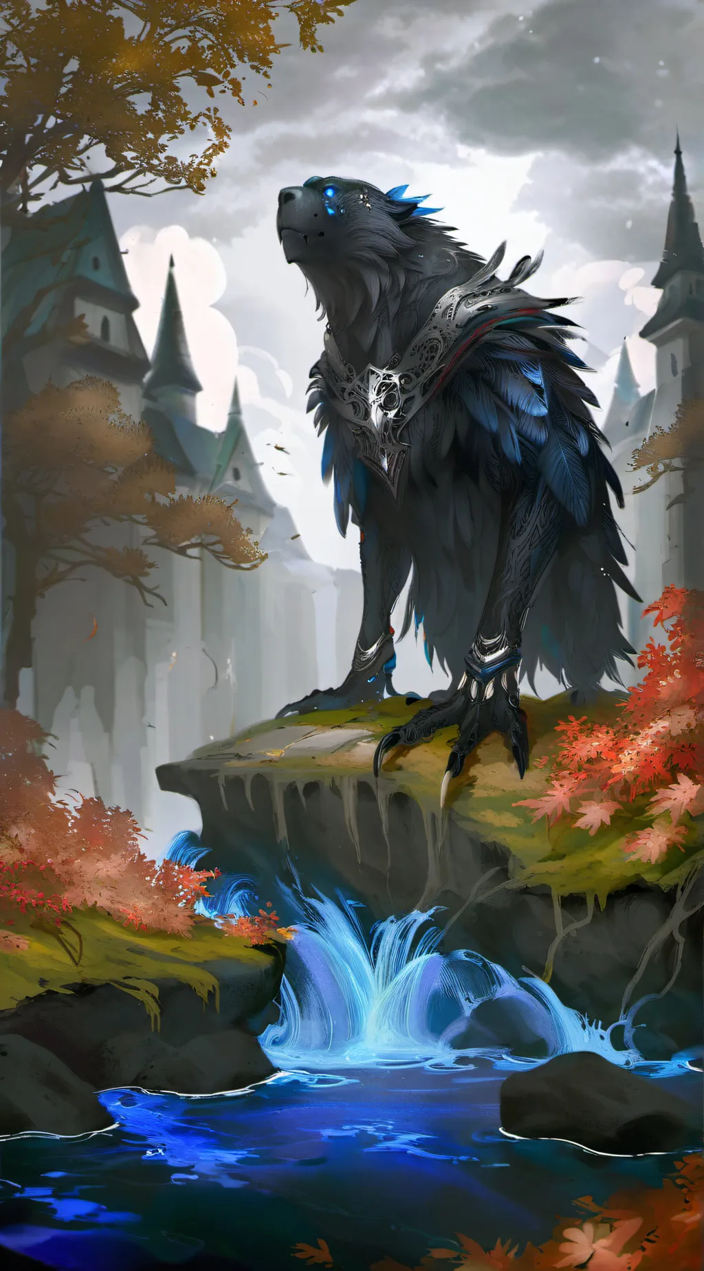 ai character: Touch background