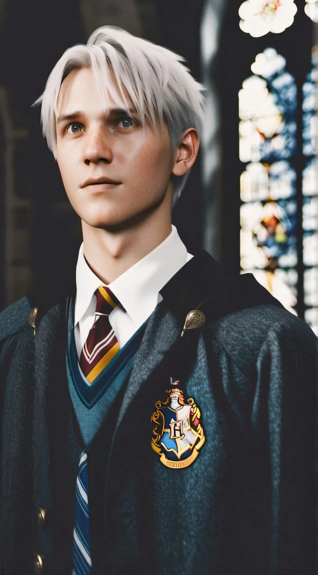 ai character: draco malfoy  background