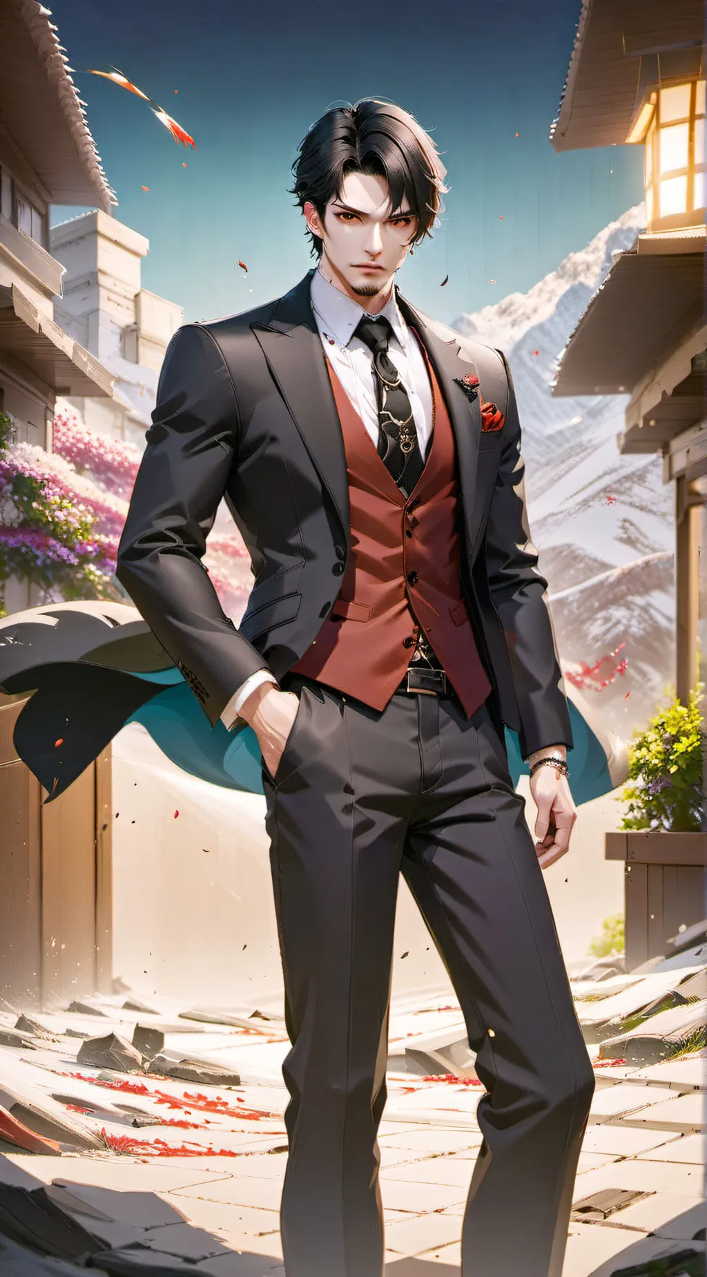 ai character: David background