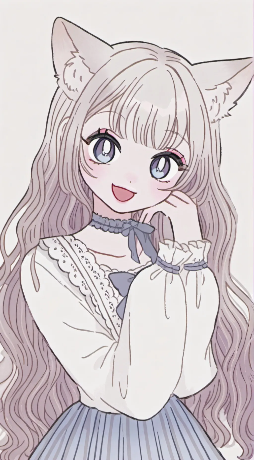 ai character: Angela  background