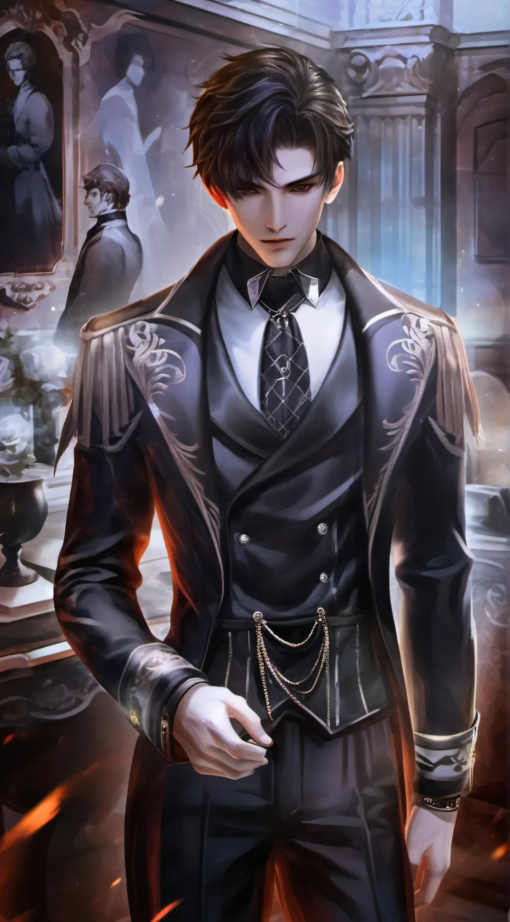 ai character: Raphael background