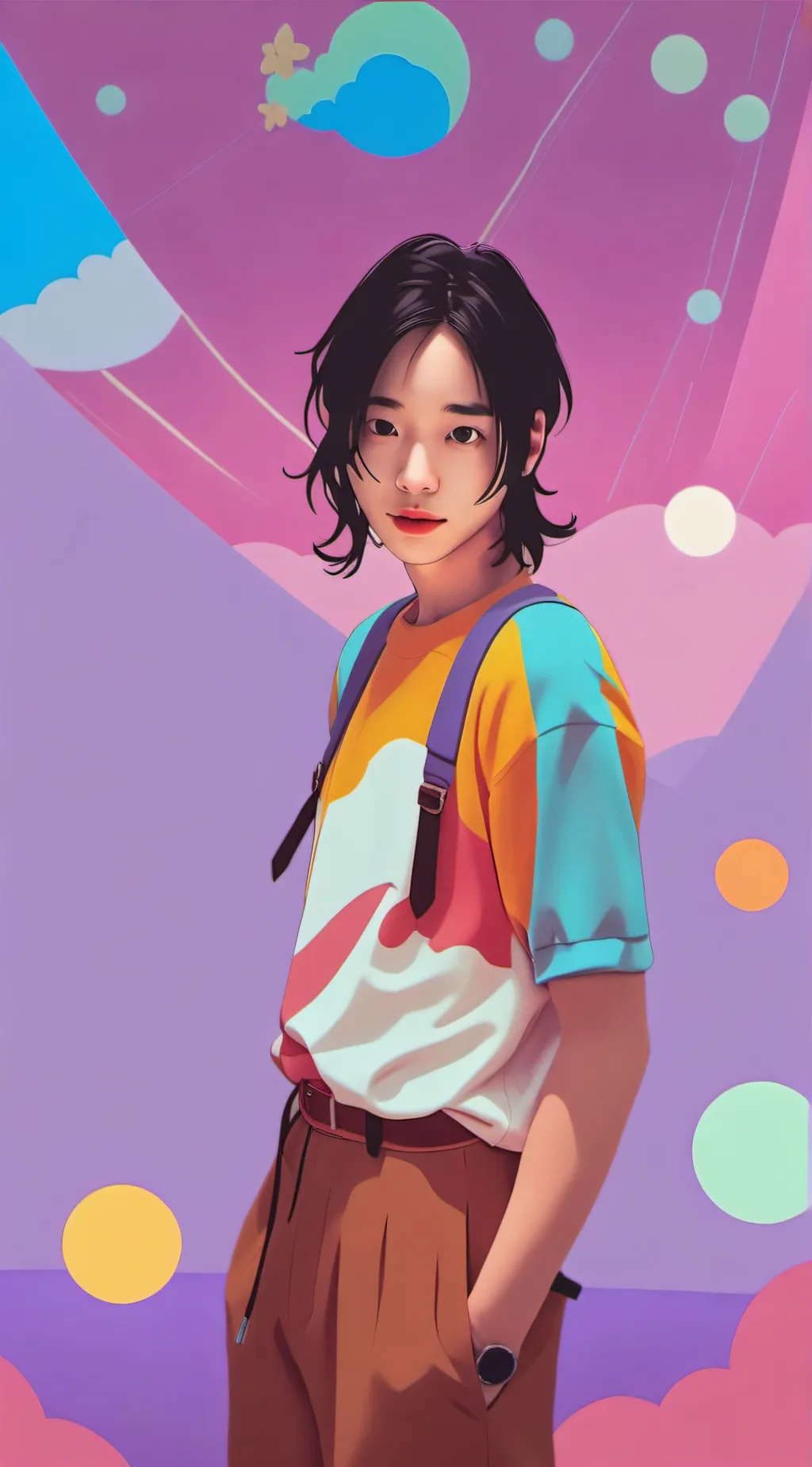 ai character: Stray kids background