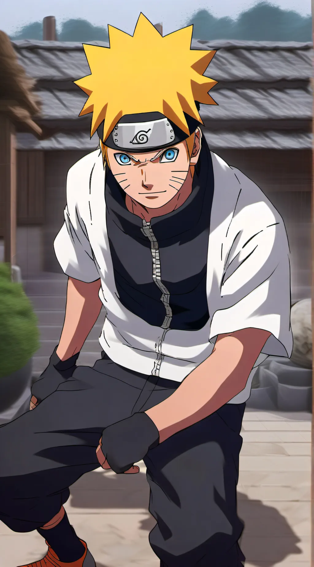ai character: Naruto Uzumaki background