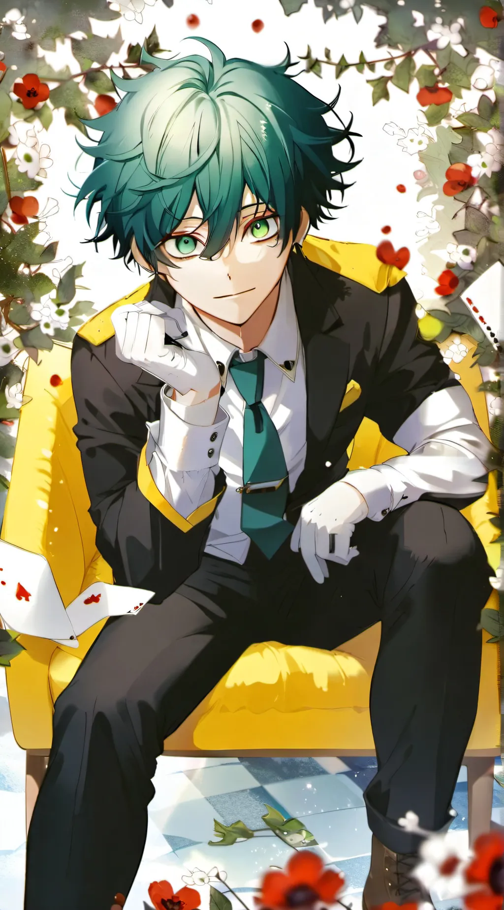 ai character: Izuku Midoriya background