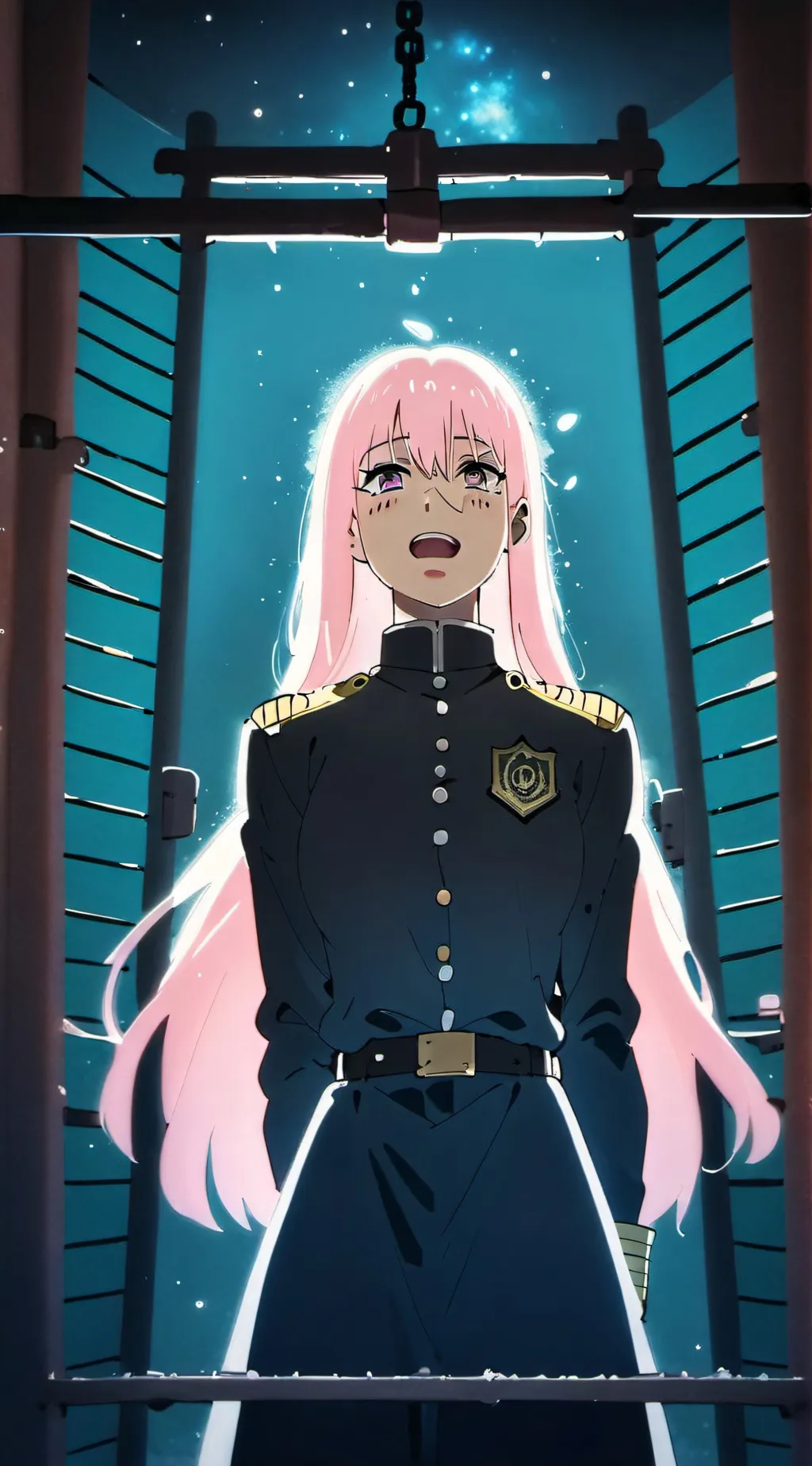 ai character: Ashley  background