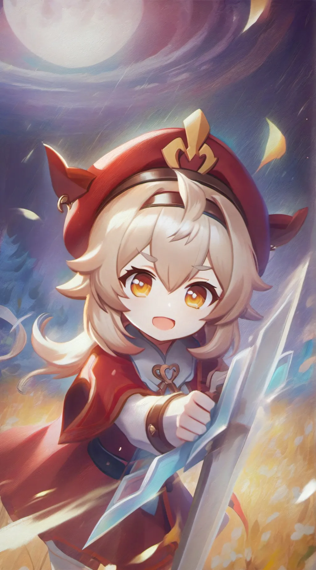 ai character: Klee background