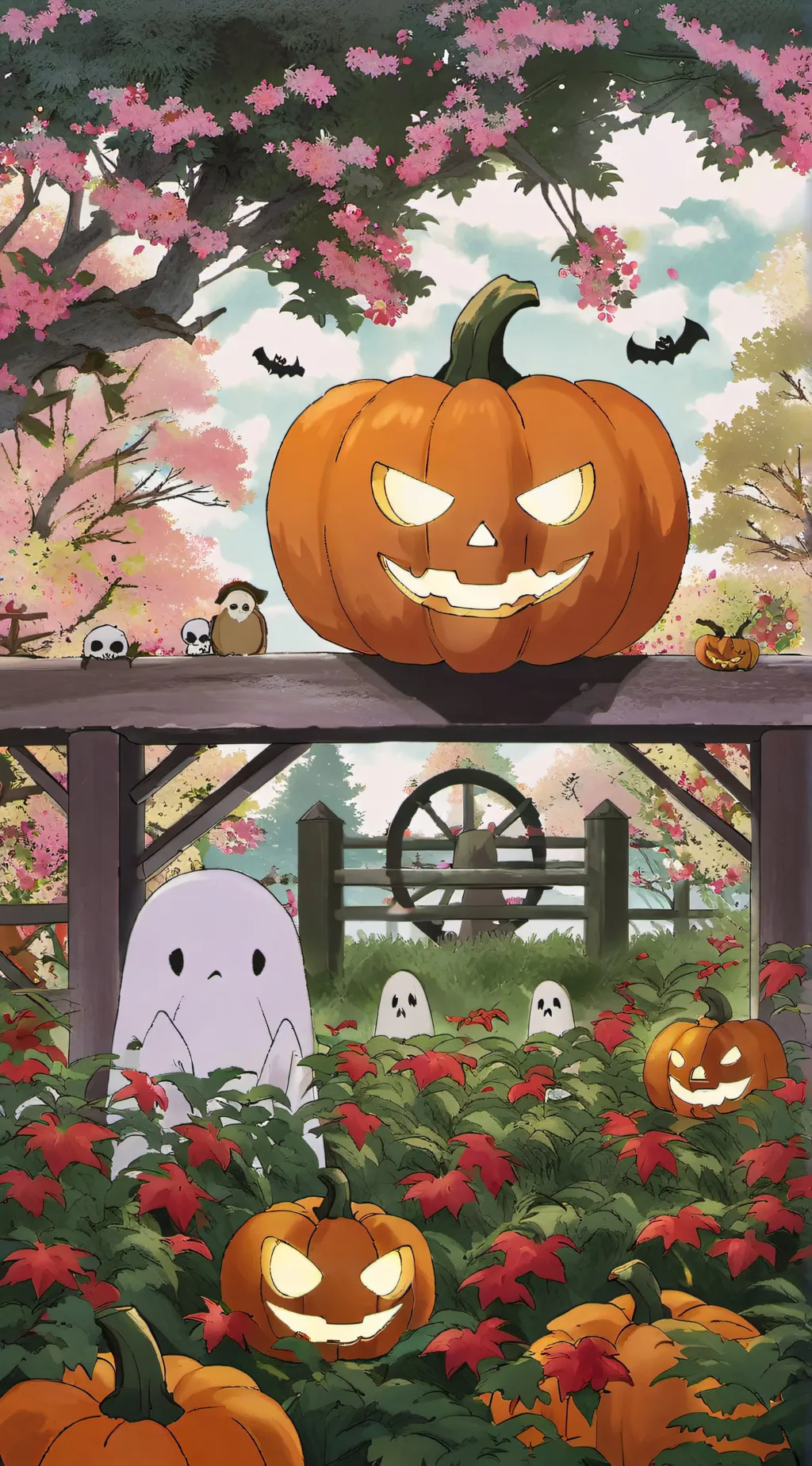 ai character: 🎃MHA HALLOWEEN🎃 background