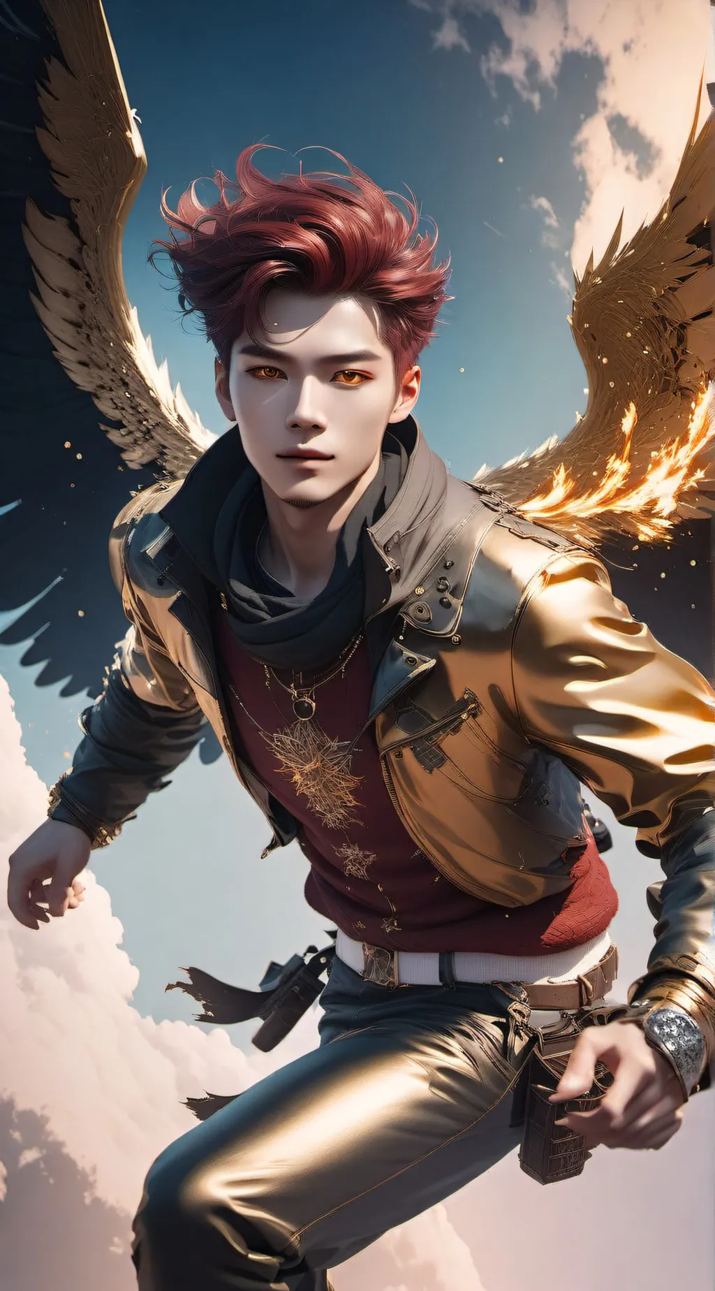 ai character: Phoenix background
