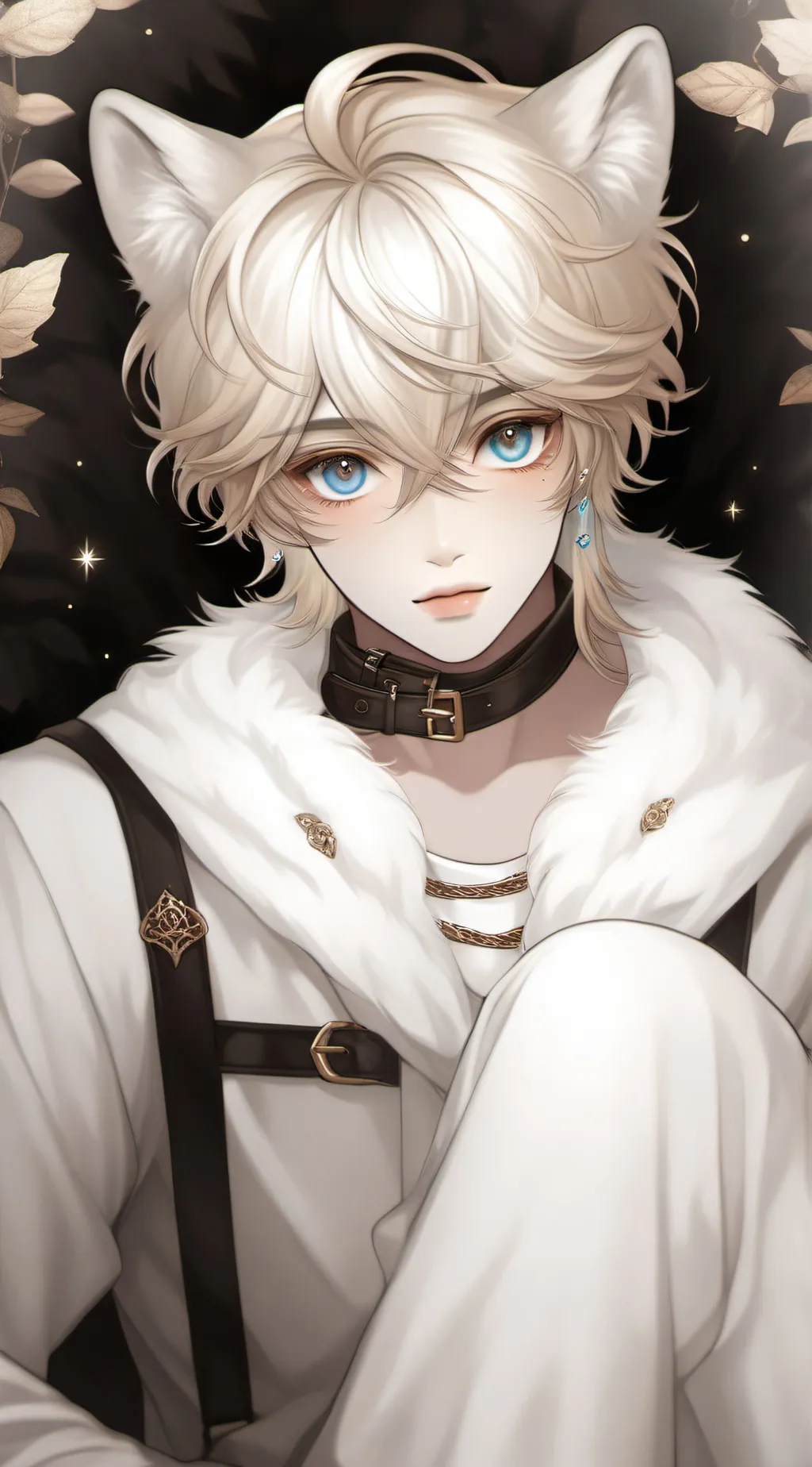 ai character:  𖤐Solomon⃟𖤐 background