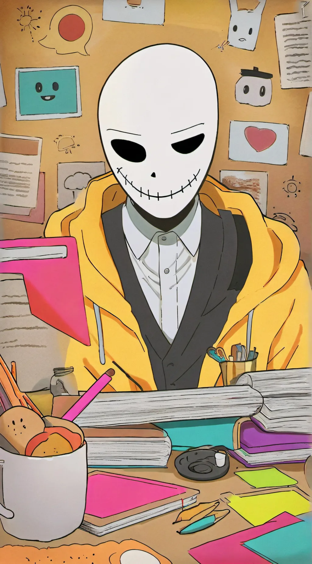 ai character: Dr. Gaster background