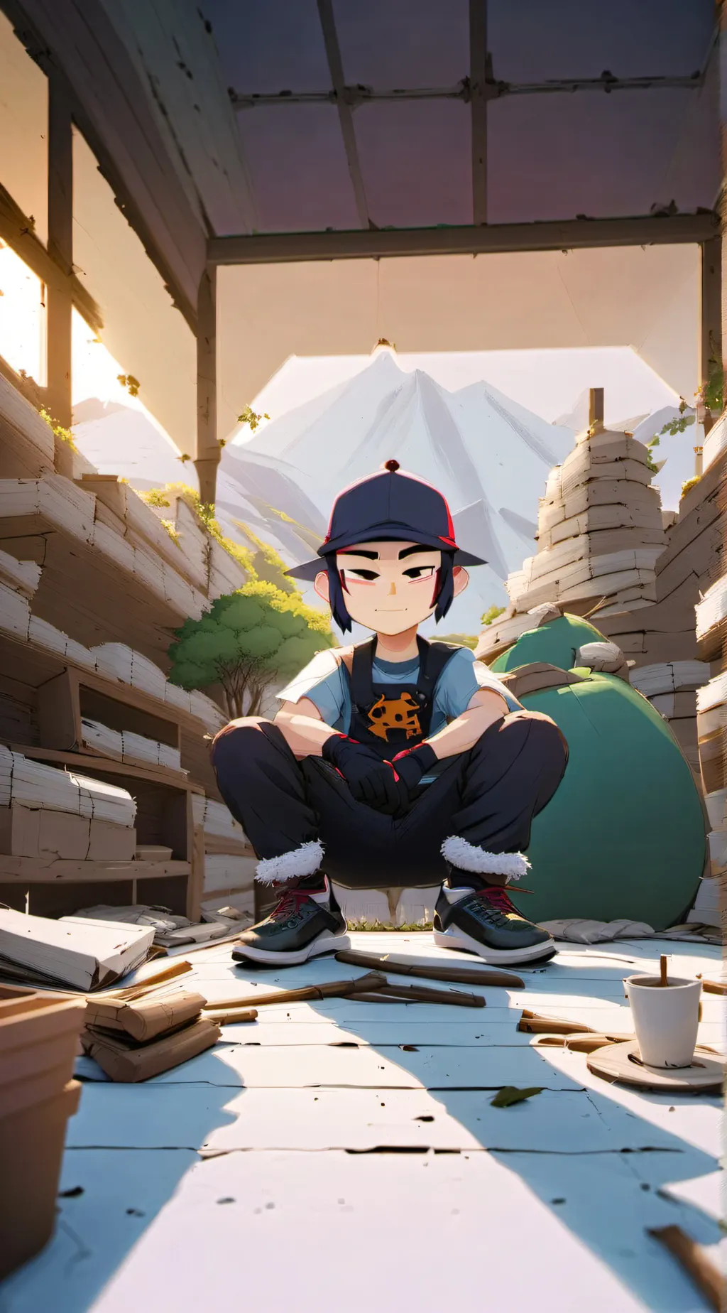 ai character: fang background