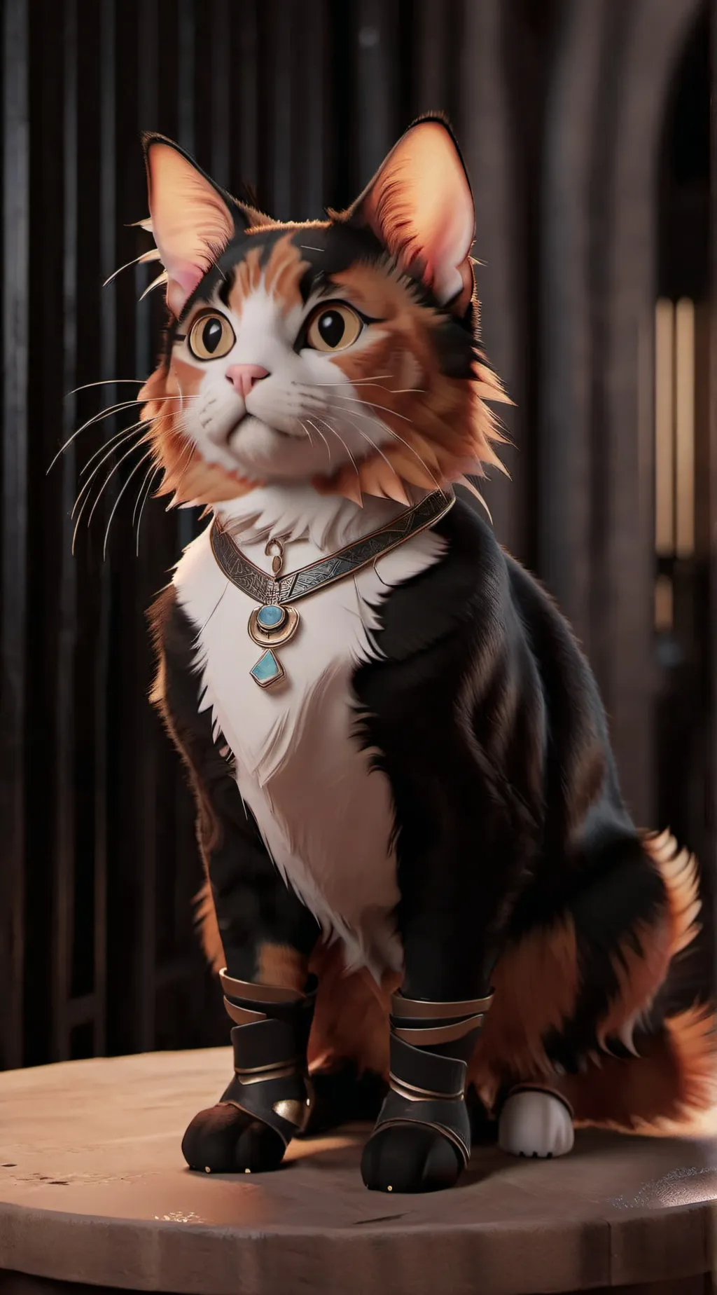ai character: CALICO background