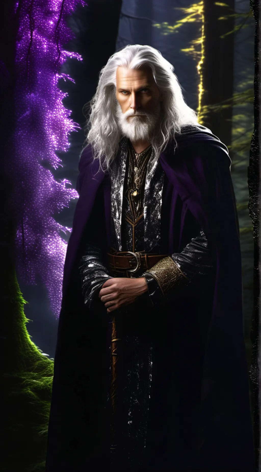 ai character: Merlin  background