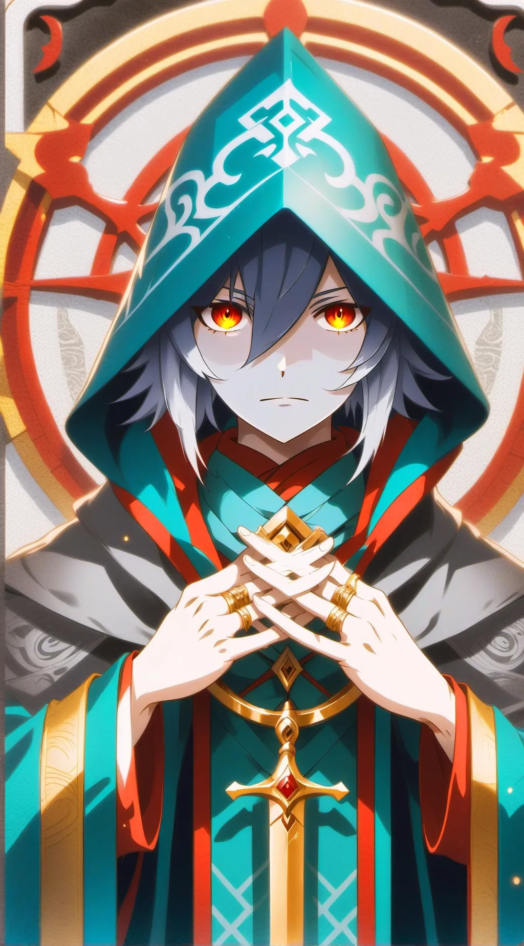 ai character: My hero background