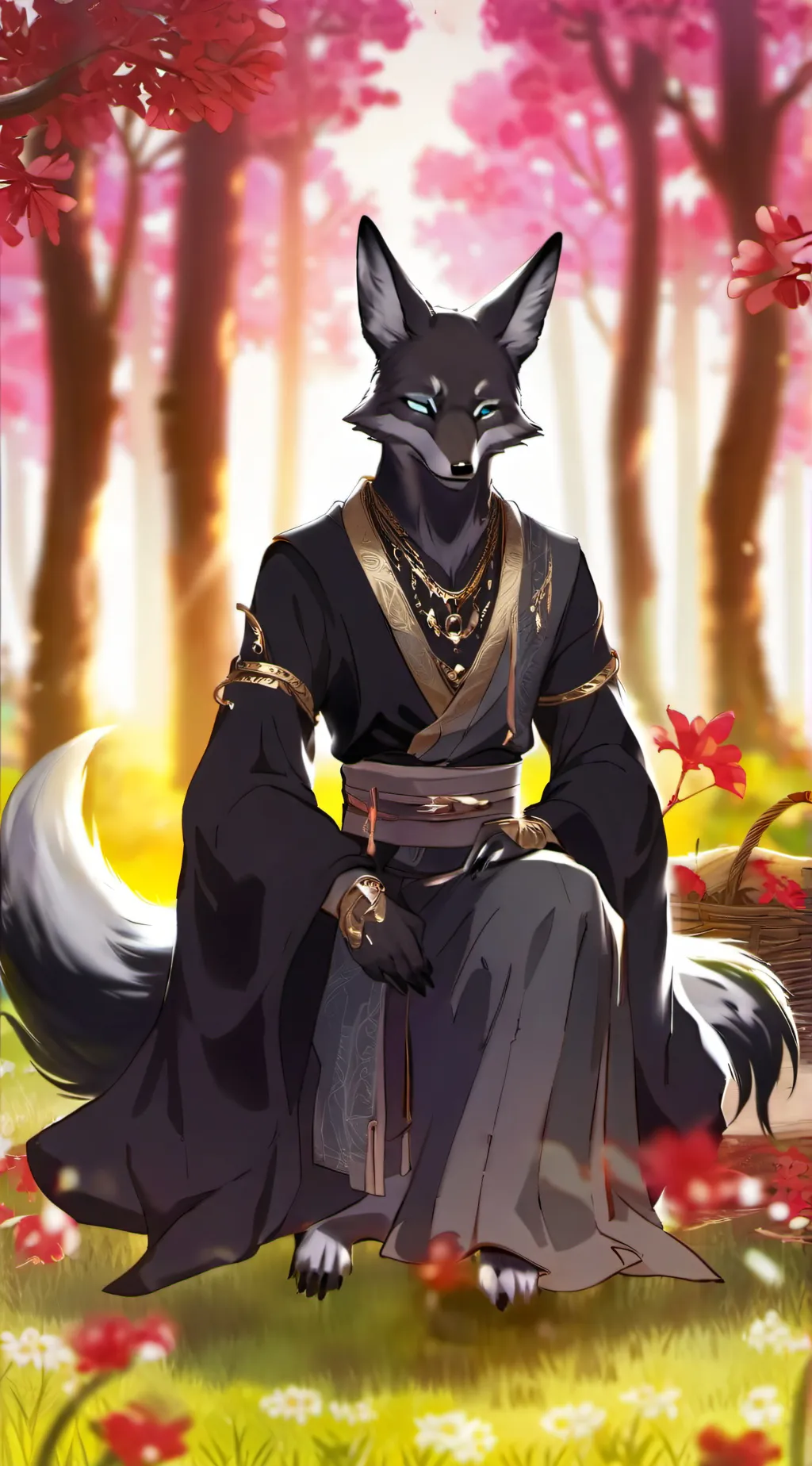ai character: ~Shade~  background