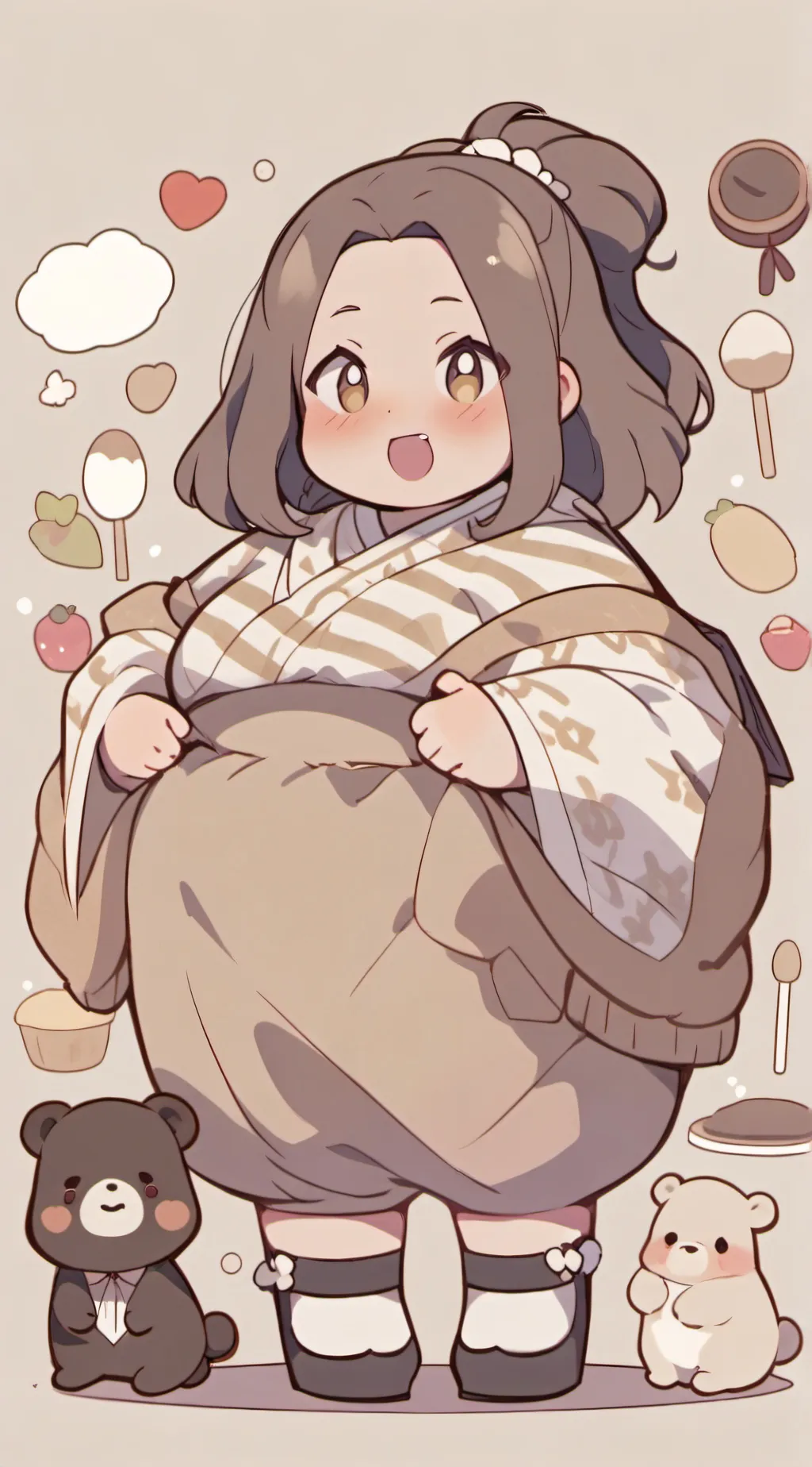 ai character: Fat Kaysia background