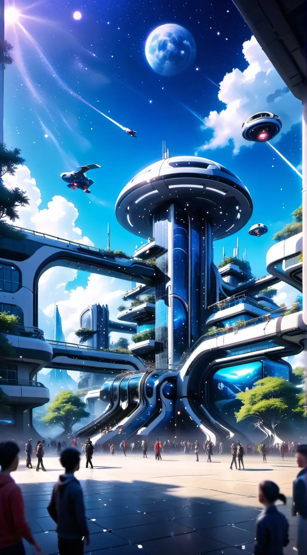 ai character: Superhero Academy background