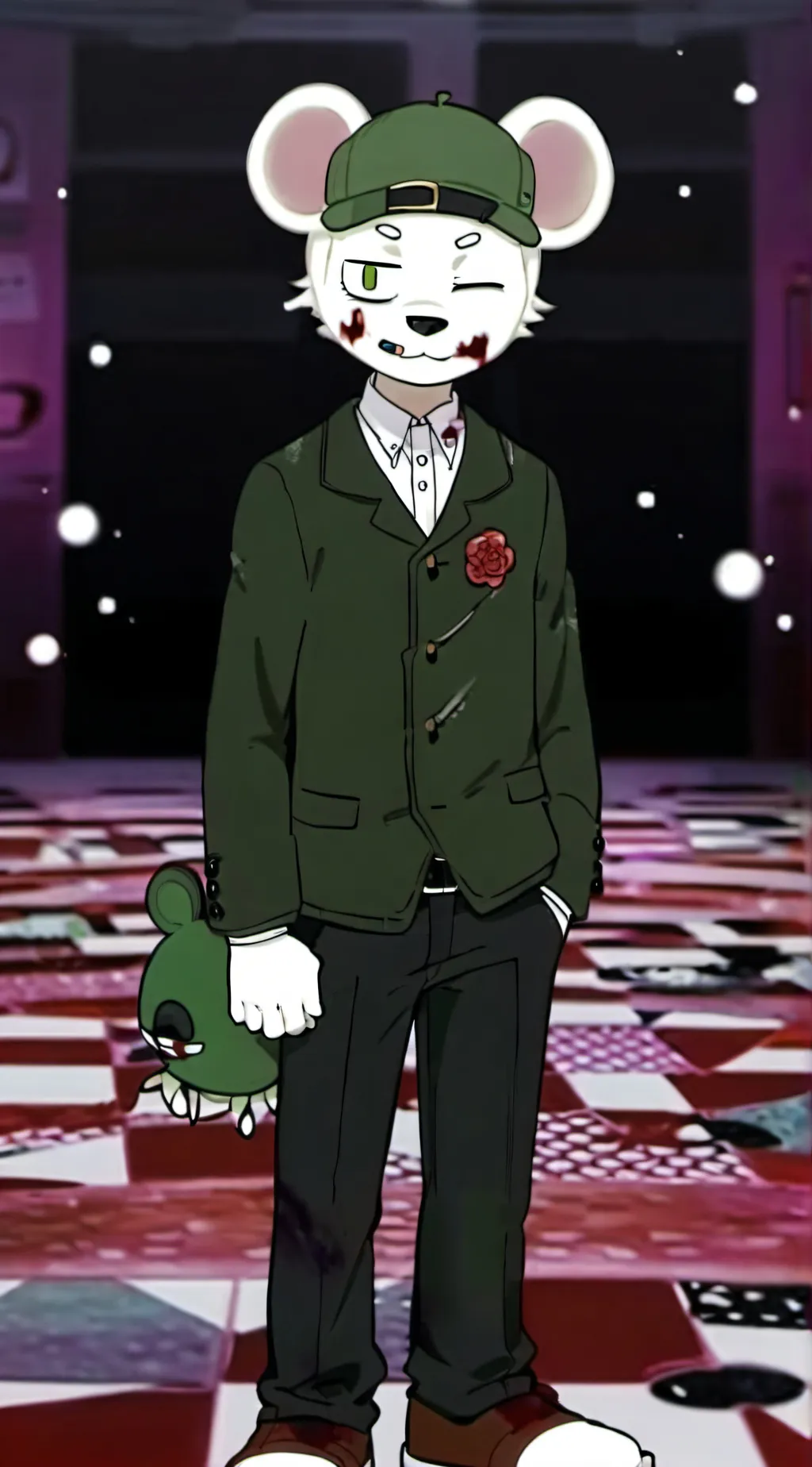 ai character: Flippy  background