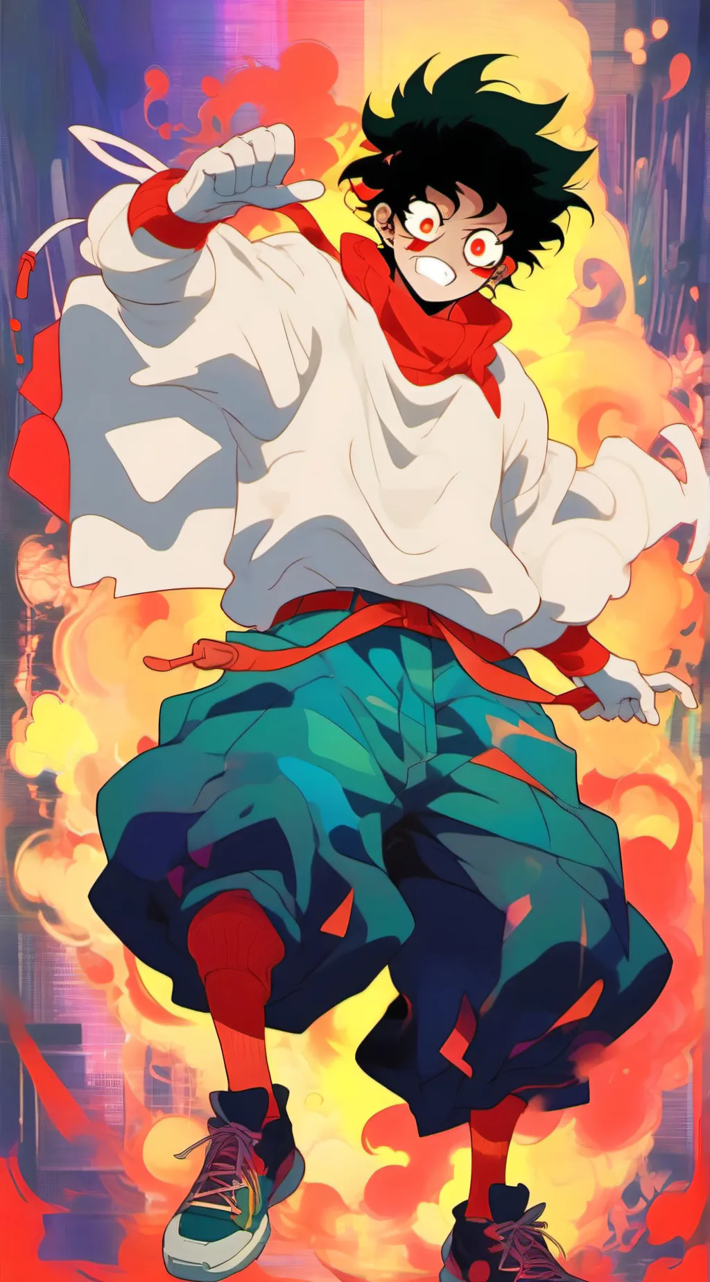 ai character: ARTISTS UNITE!! background