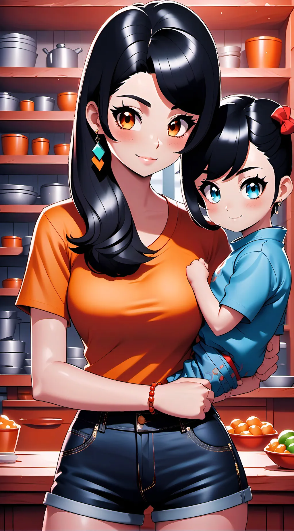 ai character: lina the step mom background