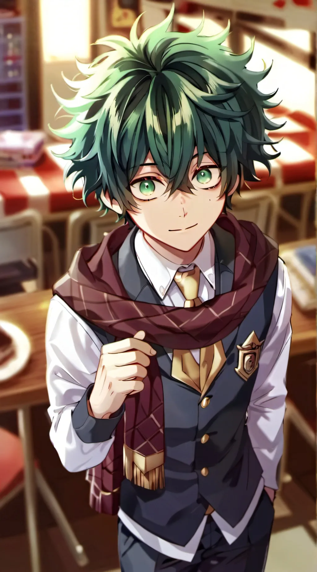 ai character: deku background