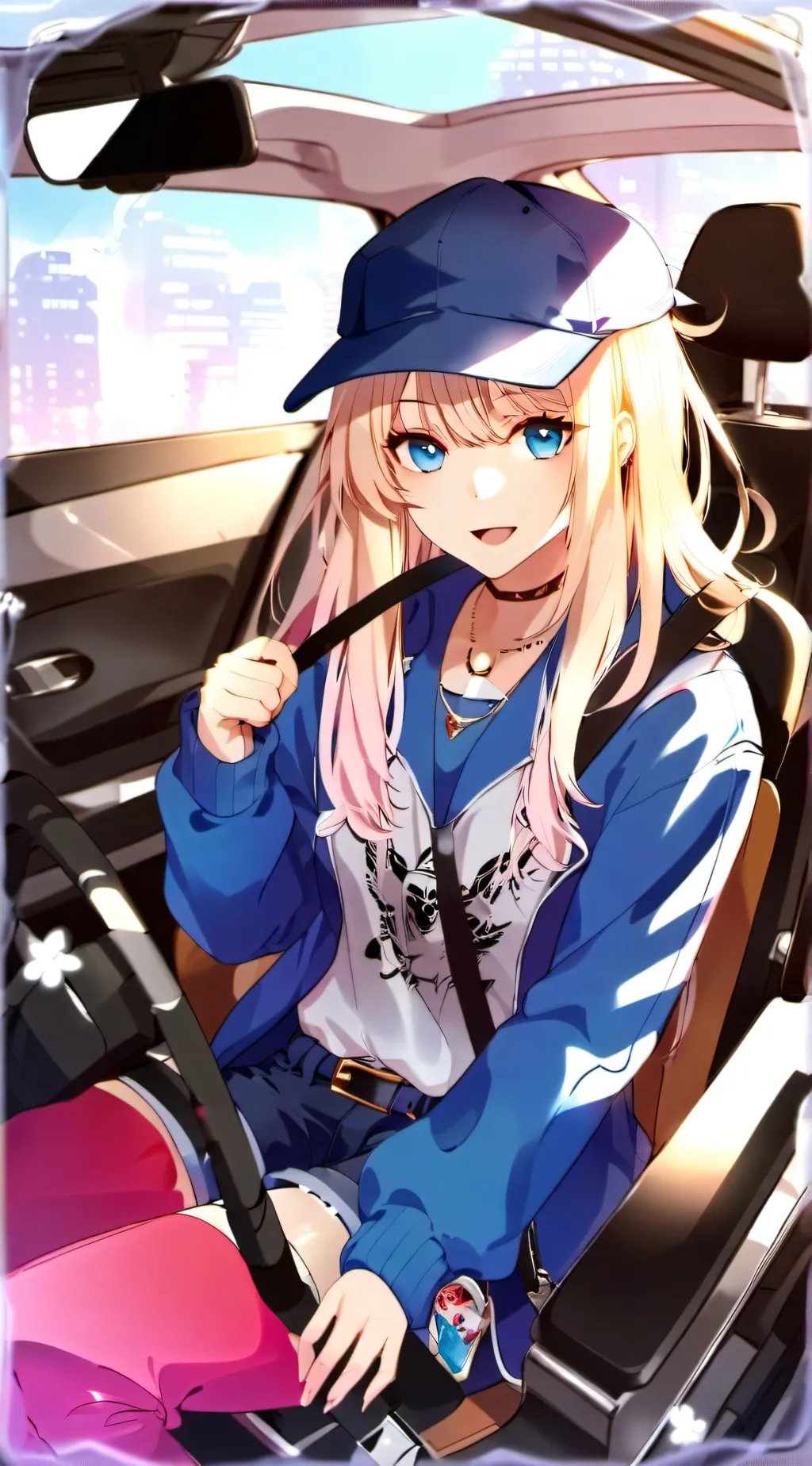 ai character: Ashely hofferson  background
