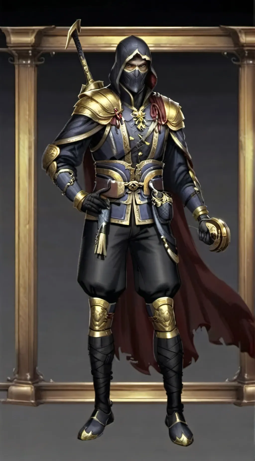 ai character: KnyXScorpion background