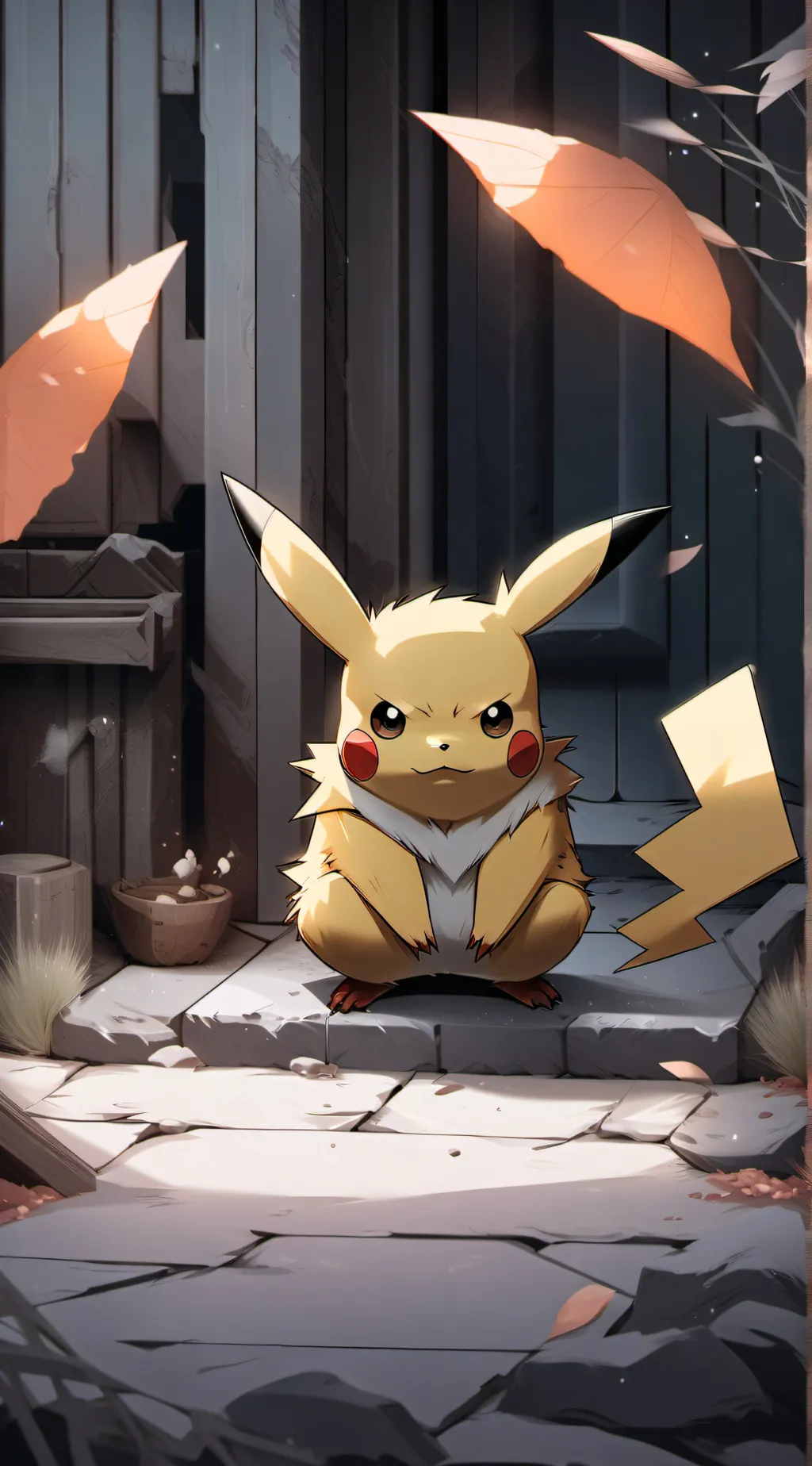 ai character: Pikachu background