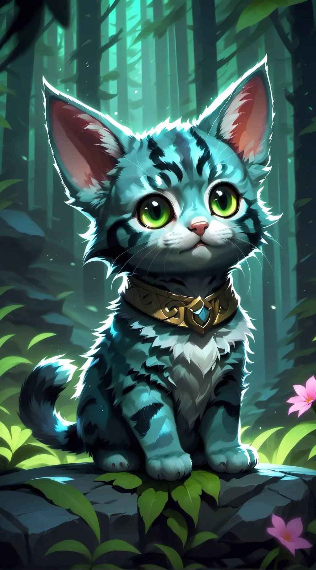 ai character: Mha cats! background