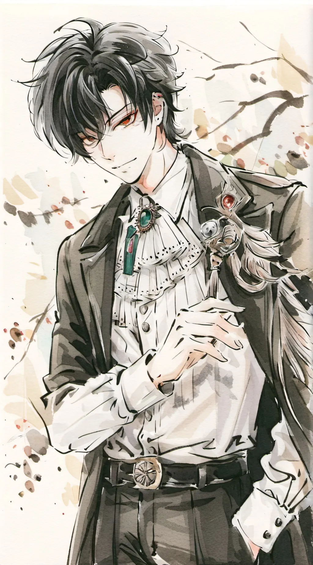 ai character: Akutagawa background