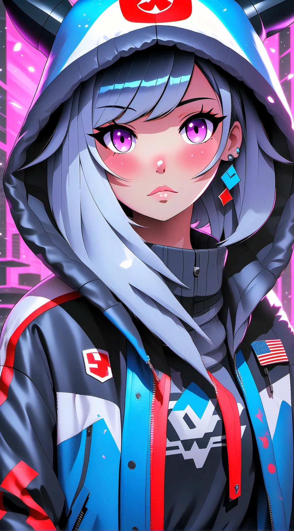 ai character: sarah background
