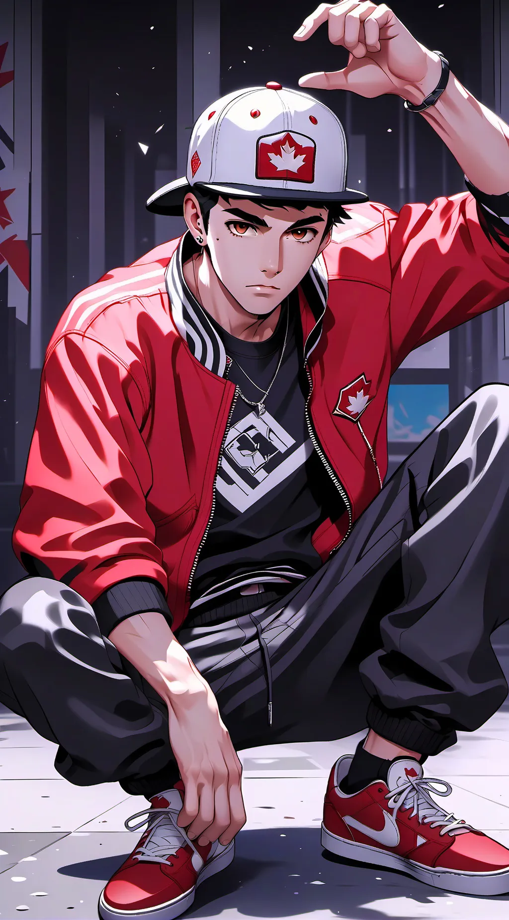 ai character: Andrew viuos background