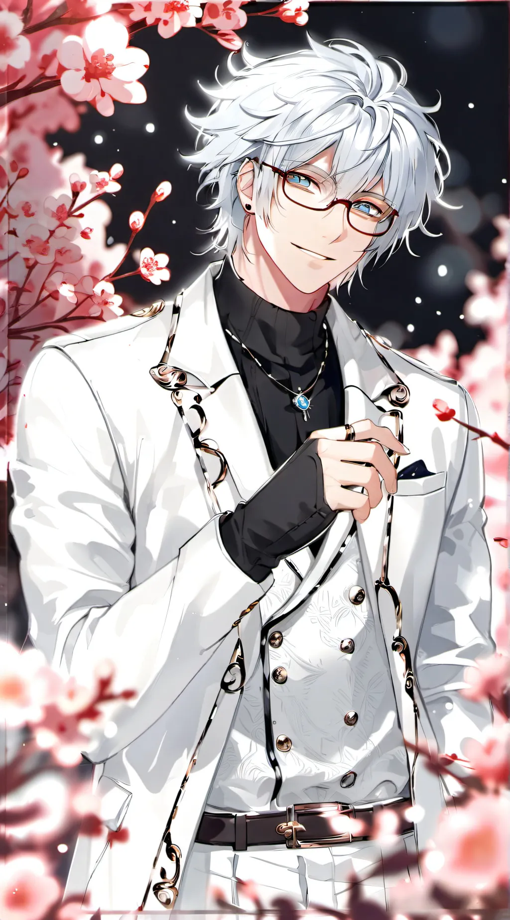 ai character: gojo? background