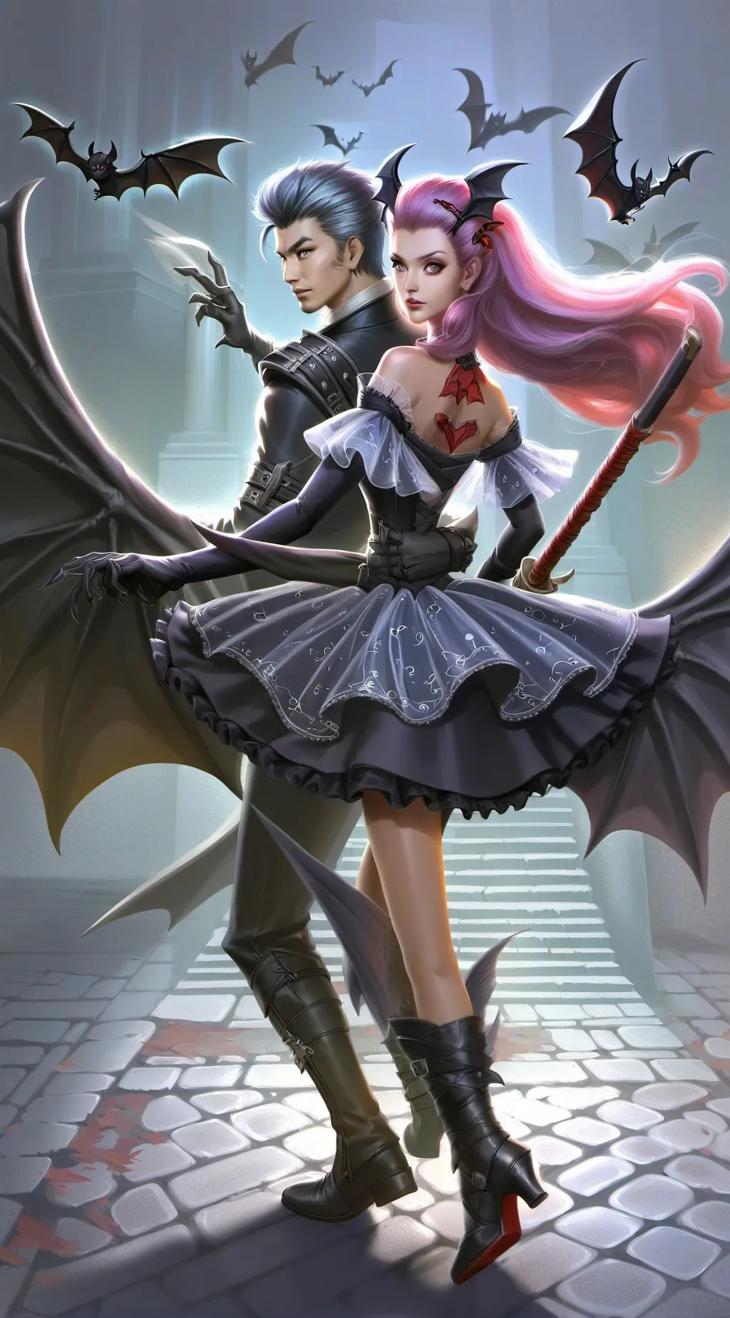 ai character: zara and onward background