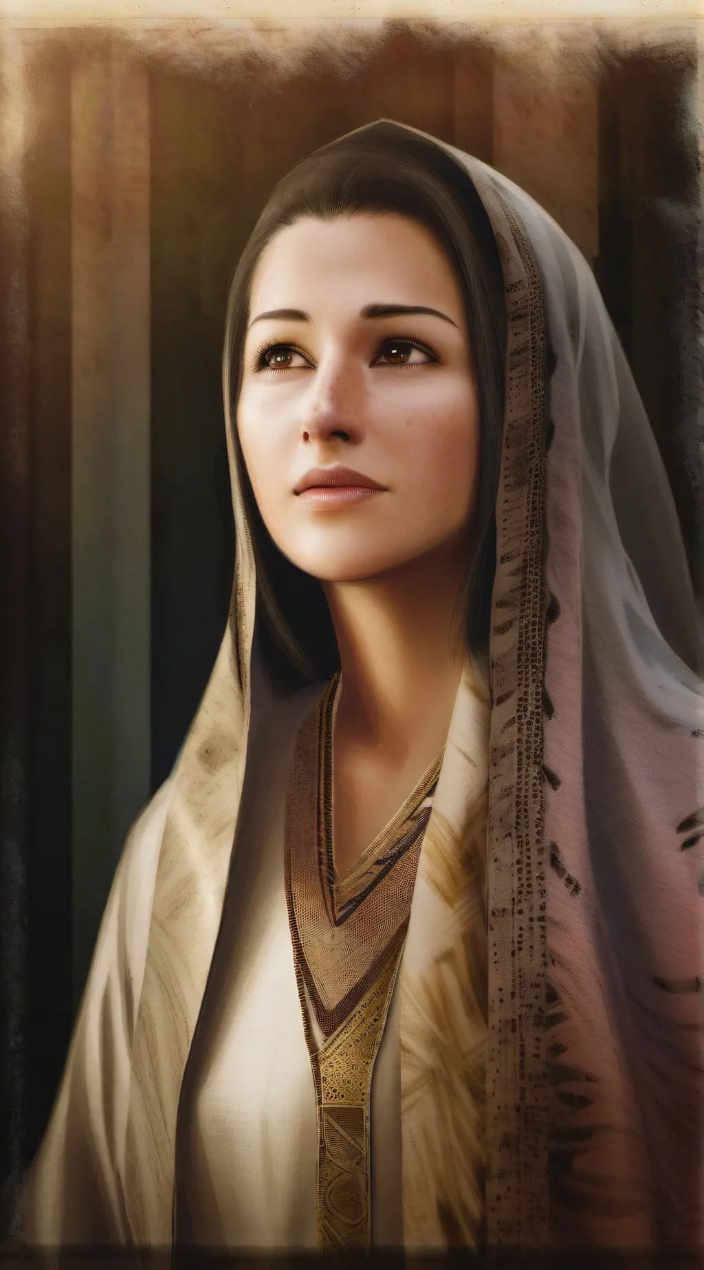 ai character: Mary  background