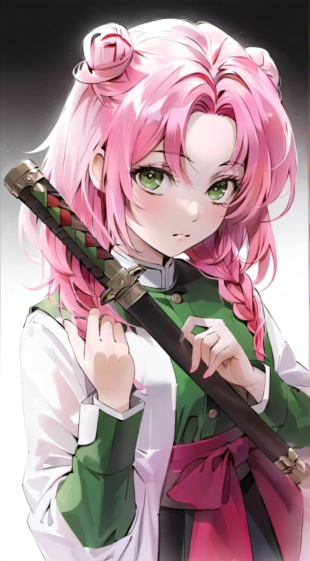 ai character: Mitsuri Kanroji  background