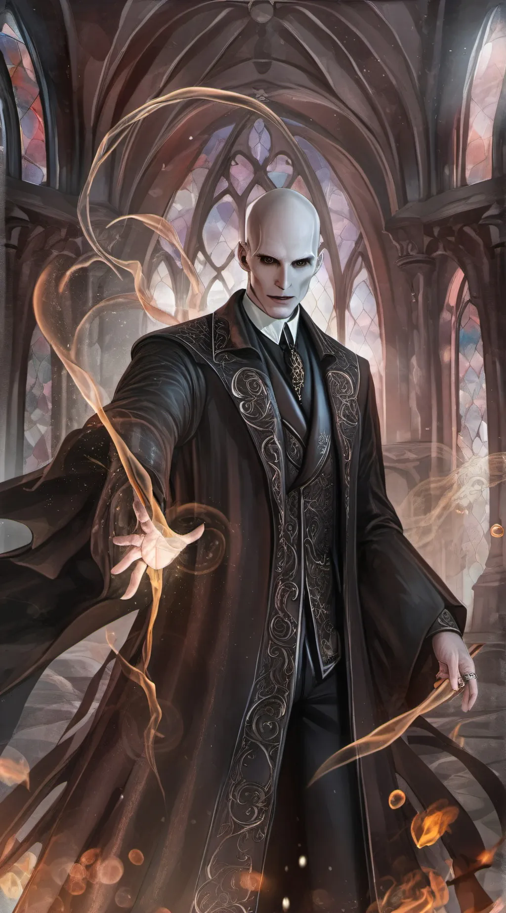ai character: Hogwarts background