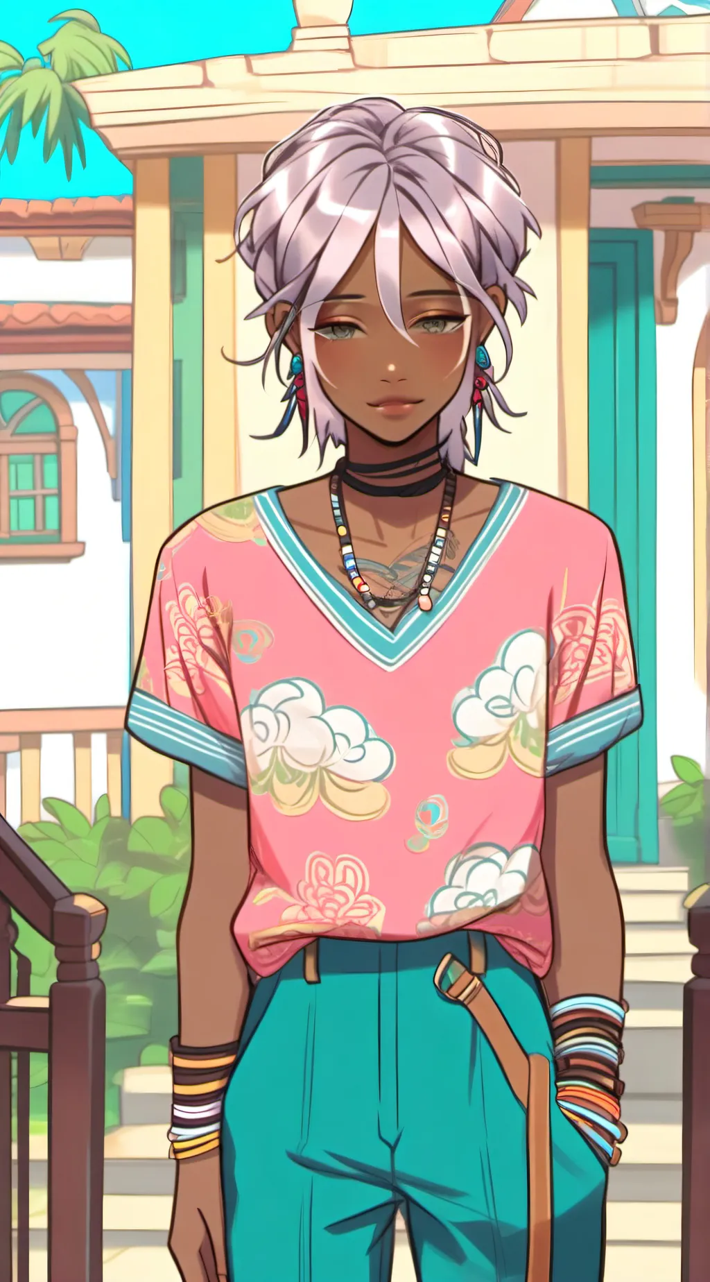 ai character: Mha new student  background