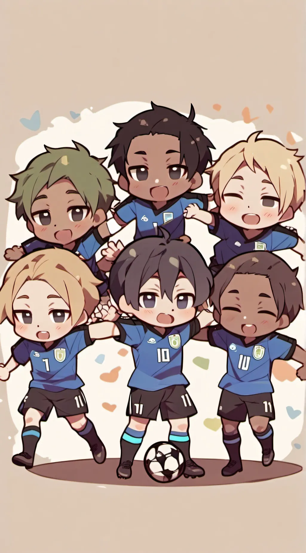ai character: soccer  background