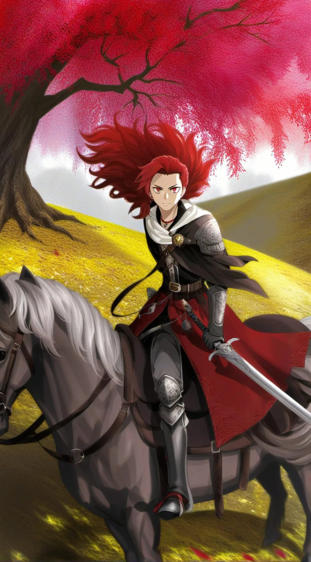 ai character: kirishima @ denki background